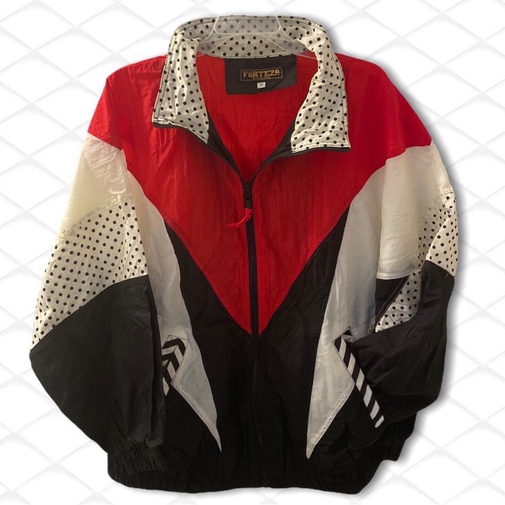Vintage Forteza by River Edge windbreaker jacket size 1X